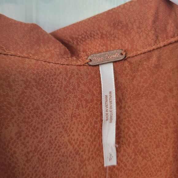 Free People Simone Dress Cinnabar Sienna Long Sleeve Blazer Mini Dress Size S - Picture 5 of 9